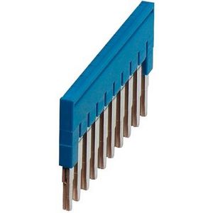 Plug-in brug 10 aansluitingen 2,5mm² Klemmen Blauw VVE=10