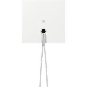 Afdekking ctrl.v. trekschakelaarSystem 55 zuiver wit