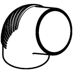 Bocht 67° 110mm polyethyleen (PE) Silent-db20 geluidsarm