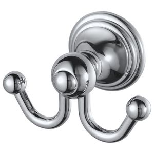Dubbele haak chroom ALLURE