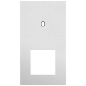 Afdekplaat 2-voud vertic. 71mm centerafst 155-57855