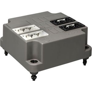 Connectordeksel 3640 Winsta 2x3P zwart 2x3P wit aansl. VVE=5
