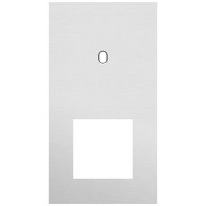 Afdekplaat 2-voud vertic. 71mm centerafst 155-57855