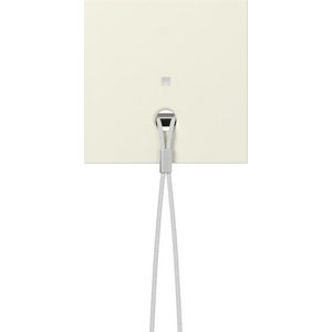 Afdekking ctrl.v. trekdrukcontact  System 55 creme wit