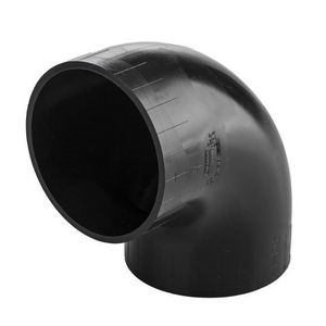 PE bocht 90° 40mm PN4 zwart