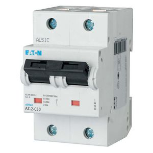 installatieautomaat (MCB) AZ C-karakteristiek 50A 2-polig 25kA