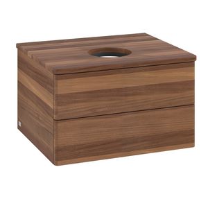 Wastafelonderkast Antao 600x360x500mm Warm Walnut K18012HM