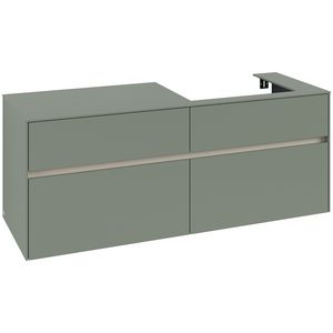 Wastafelonderkast Collaro 1400x548x500mm Soft Green C086B0AF