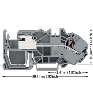1-draads potentiaalvereffeningsklem 16mm² 2016-7711 VVE=20