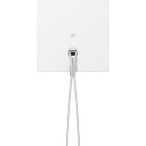 Afdekking ctrl.v. trekdrukcontact  System 55 zuiver wit