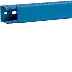 Lengte a 2m. Bedradingskoker BA6 + deksel 40x40 mm blauw