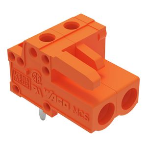 THT FE steker HA raster 5,08mm oranje 232-262 VVE=100