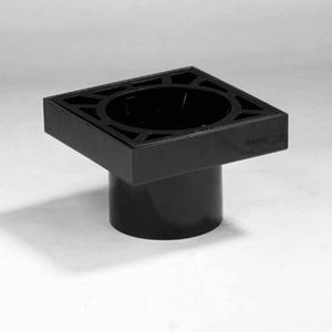 PVC HWA ontlastput 80mm zwart