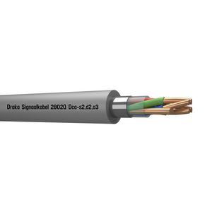 Haspel a 500m. signaal kabel afg Dca gy# 1x4x0,8mm 2802Q