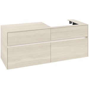Wastafelonderkast Collaro 1400x548x500mm White Oak C086B0AA