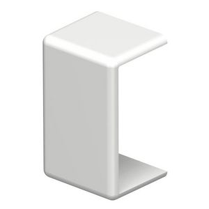 Naadafdekking 10x20mm polyvinylchlorid puur wit VVE=10