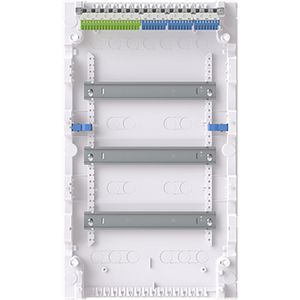 Installatiekast 36M 3R zonder deur RAL9016 AK636N3