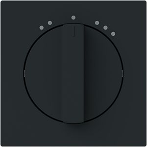 Centraalplaat met greep voor sokkel 2711U art-matzwart (1740 DRL-45M-503)