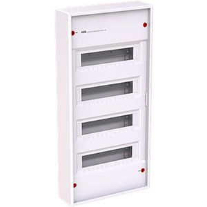 Installatiekast 48M 4R zonder deur RAL9016 AK648N4