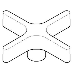 Greep neutraal 71,5x25,5mm chr