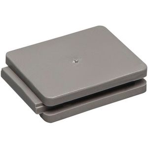 Inzetstuk blind kabeldoos 3640 recycled kunststof
