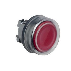 Drukknop Ø22mm met kapje Rood
