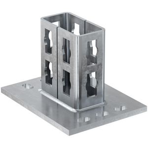 Zadelflens PSF 82 rvs A4 VVE=5