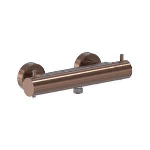 Douchethermostaat hoh 150mm geborsteld  mat koper PVD incl. S-koppelingen MAY