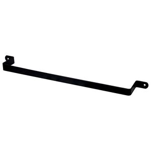 Gastenhanddoekhouder mat zwart rvs 34cm IXI