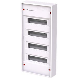 Installatiekast 48M 4R zonder deur RAL9016 AK648E3