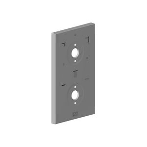 Rozet thermostaat DB logo 150 x90X9mm-BG