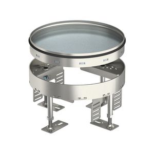 Ronde cassette blind Ø215mm rvs A2 1.4301