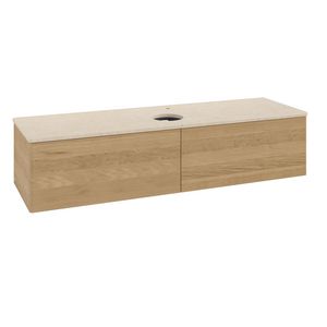 Wastafelonderkast Antao 1600x360x500mm Honey Oak L36053HN