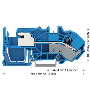 1-draads N-scheidingsklem 16 mm² blauw 2016-7714 VVE=20