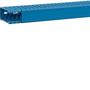 Lengte a 2m. Bedradingskoker BA6 + deksel 60x25mm blauw