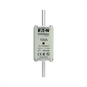 Zekering h. snelheid 100A 1000V 50kA NH1 gPV UL PV UL VVE=3