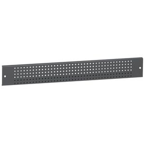 Ventilatieplint 100x600 voor 19" kast 600mm diep of breed