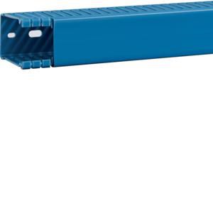 Lengte a 2m. Bedradingskoker BA6 + deksel 60x40 mm blauw