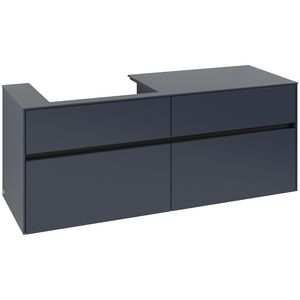 Wastafelonderkast Collaro 1400x548x500mm Marine Blue C085B0VQ
