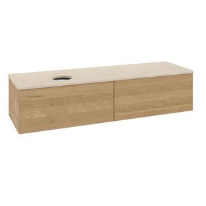 Wastafelonderkast Antao 1600x360x500mm Honey Oak L37013HN