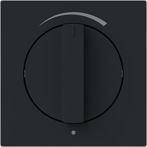 Centraalplaat met greep volume art-matzwart (1740 DR/03-45M)