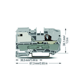 1-draads potentiaalvereffeningsklem 10 mm² grijs VVE=25
