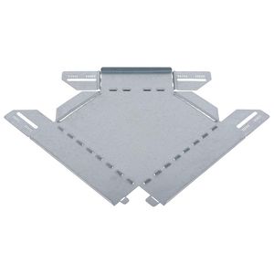 Hoekstuk vlak 120x60mm KG281 wit RAL9010/60