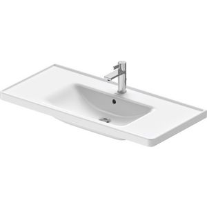 D-NEO #236710 wastafel 1005mm wit met kraangat met overloop
