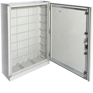 Verdeler IP65 geisoleerd 1200x850x300mmmmet UV-coating plint