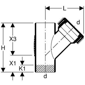 Ontstoppingsstuk 45° 110mm polyethyleen (PE) Silent-db20 geluidsarm