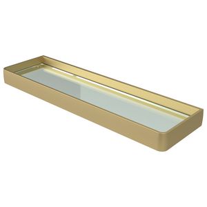 Planchet glas goud aluminium 60cm ALINE