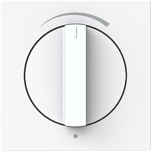 Centraalplaat met greep volume art-wit (1740 DR/03-44G)