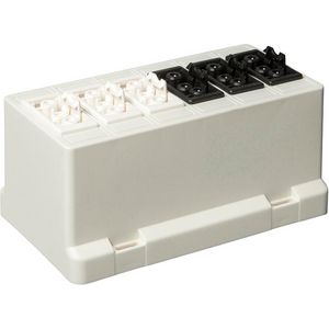 Connectordeksel 3611 GST18 3x3P zwart 3x3P wit recy. VVE=25