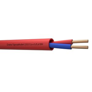 Haspel a 500m. signaal kabel Cca rd# 2x0,8mm 2202 BM
